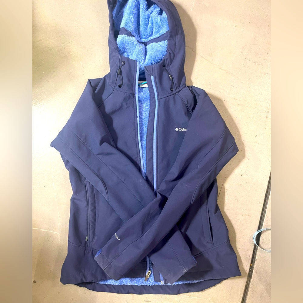 Columbia Women’s fleece-lined rain jacket